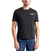 Buffalo David Bitton Mens Short Sleeve Classic Vintage Automobile Car Inspired Tee Peach Soft