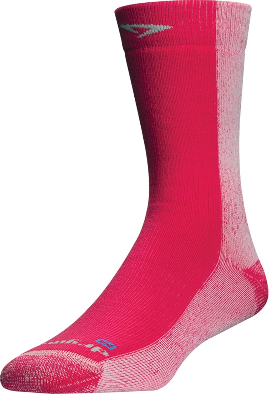 Drymax Cold Weather Run Crew Socks, October Pink, Medium