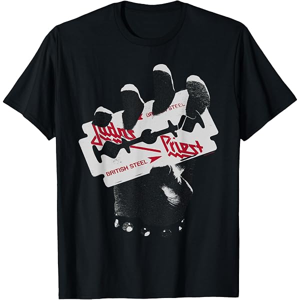 Amazon.com: Judas Priest Point of Entry T-Shirt : Clothing, Shoes