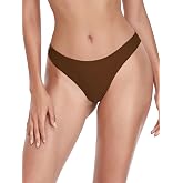 RELLECIGA Women's Cheeky Bikini Bottom | Brazilian,Low Rise,High Cut,High Leg,Full Lining,Seamless,Breathable Stretch Fabric,Bathing Suit Bottoms,Beach and Vacation