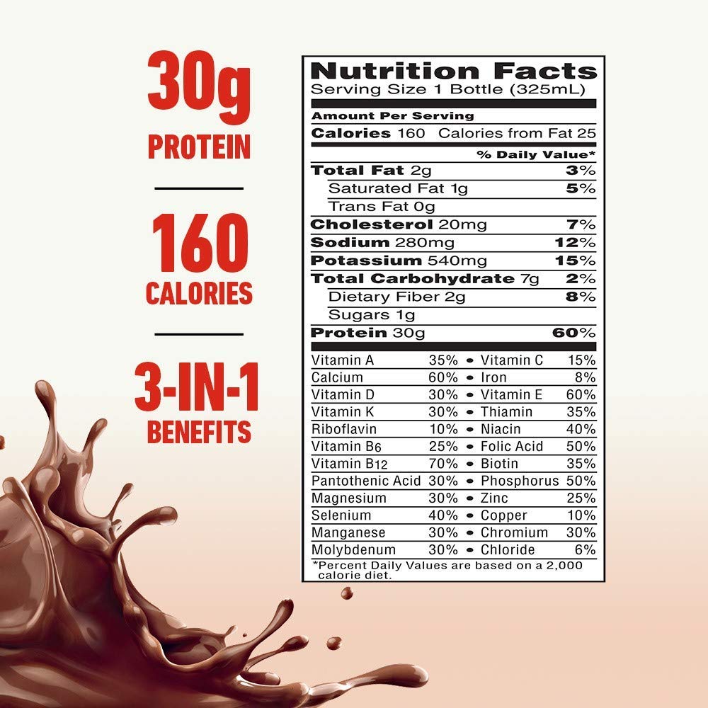 BOOST Max Nutritional Drink, 30g Protein, Rich Chocolate, 11 Ounce