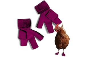 Birdy Bootie Chicken Shoes for Injured Feet – Protective Neoprene Footwear for Chicken, Open-Toe Design for Bumblefoot Relief, Made in USA - Standard, 3" Max. Inside Width, Pink