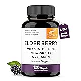 Sandhu's Elderberry Vitamin C Vitamin D3 Goldenseal