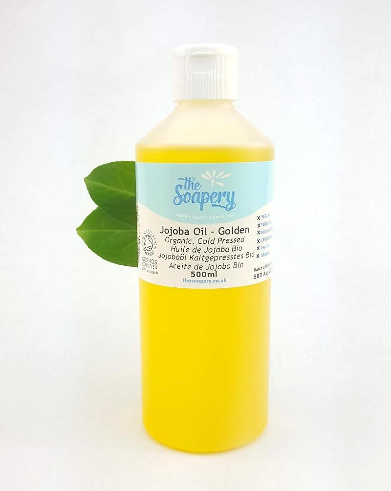 The Soapery Jojoba Oil Organic Cold Pressed 500ml 100% Pure