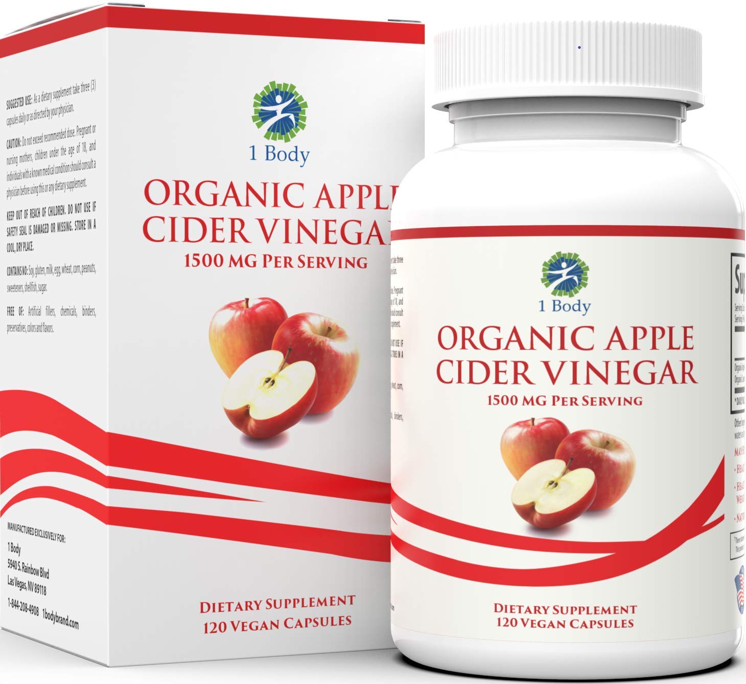 Healthandskingirl shares Organic Apple Cider Vinegar Pills Bloating Relief & Weight Loss