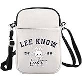 WCGXKO Korean Pop Gift Korean Group Merch Boys Group Est 1999 Dwaekki Crossbody Bag for Pop Music Lover