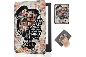 SCSVPN Case for Kindle Paperwhite 10th Generation 2018 with Hand Strap - Auto Sleep/Wake, Slim Lightweight PU Leather Smart P