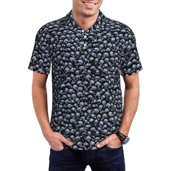 Kuilepa Mens Golf Polo Shirt Dry Fit Performance Sport Short