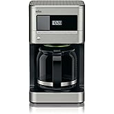 Braun KF7070 BrewSense Drip Glass Coffeemaker, 12 Cup, Stainless Steel