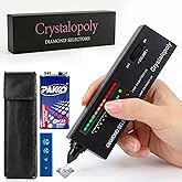 Crystalopoly Diamond Tester 2 Kit &ndash; High Precision Jewelry Testing Device with Moissanite Sample, Portable Diamond Selector Tool for Jewelers, Collectors, Pawn Shops &amp; Gemstone Verification
