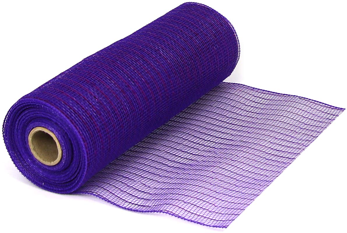 Oaktree Metallic Deco Mesh, Purple, Medium