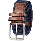 Dockers mens Casual Everyday Braided Fabric Fully Adjustable Web Belt