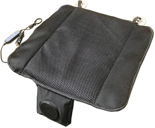 Amazon 送風ファン内蔵クールシート 12v電源車用 座席の蒸れ防止 爽快エアーシート クーリングクッション 取り付け簡単 強弱スイッチ付 Fmtcolst002 シートクッション 車 バイク