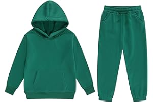 ICIBGDS Boys 2 Pieces Sweatsuits Pullover Hoodie and Sweatpants Girls Fashion Tracksuit Set Birthday Outfits