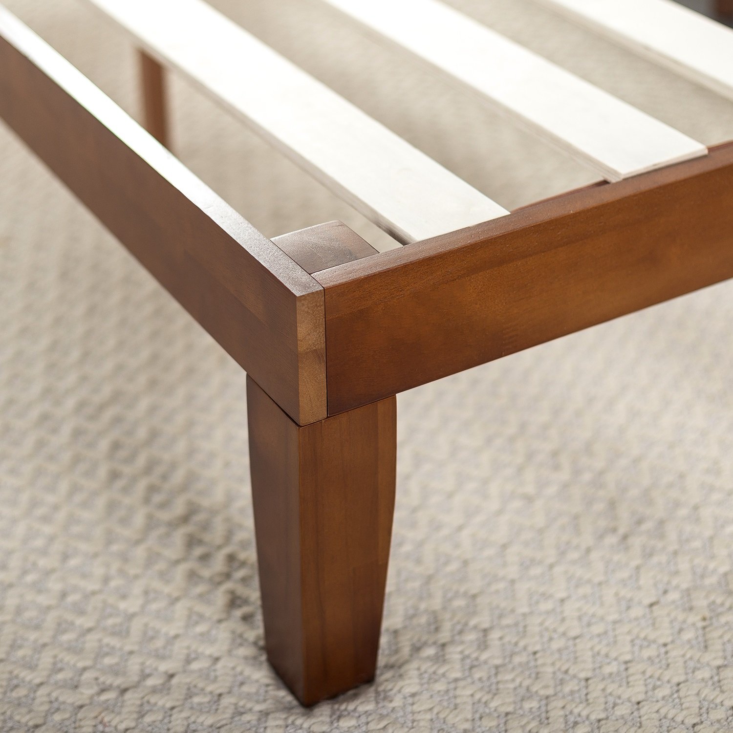 Zinus Wen 12 Inch Wood Platform Bed Frames / No Box Spring Needed