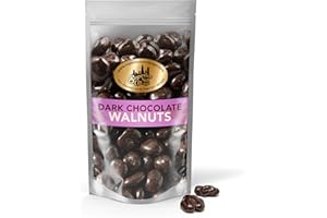 Superior Nut Chicago Dark Chocolate Covered Walnuts - Gourmet Crunchy Walnuts, Rich Omega-3s & Antioxidants - Resealable 2 lb Bag