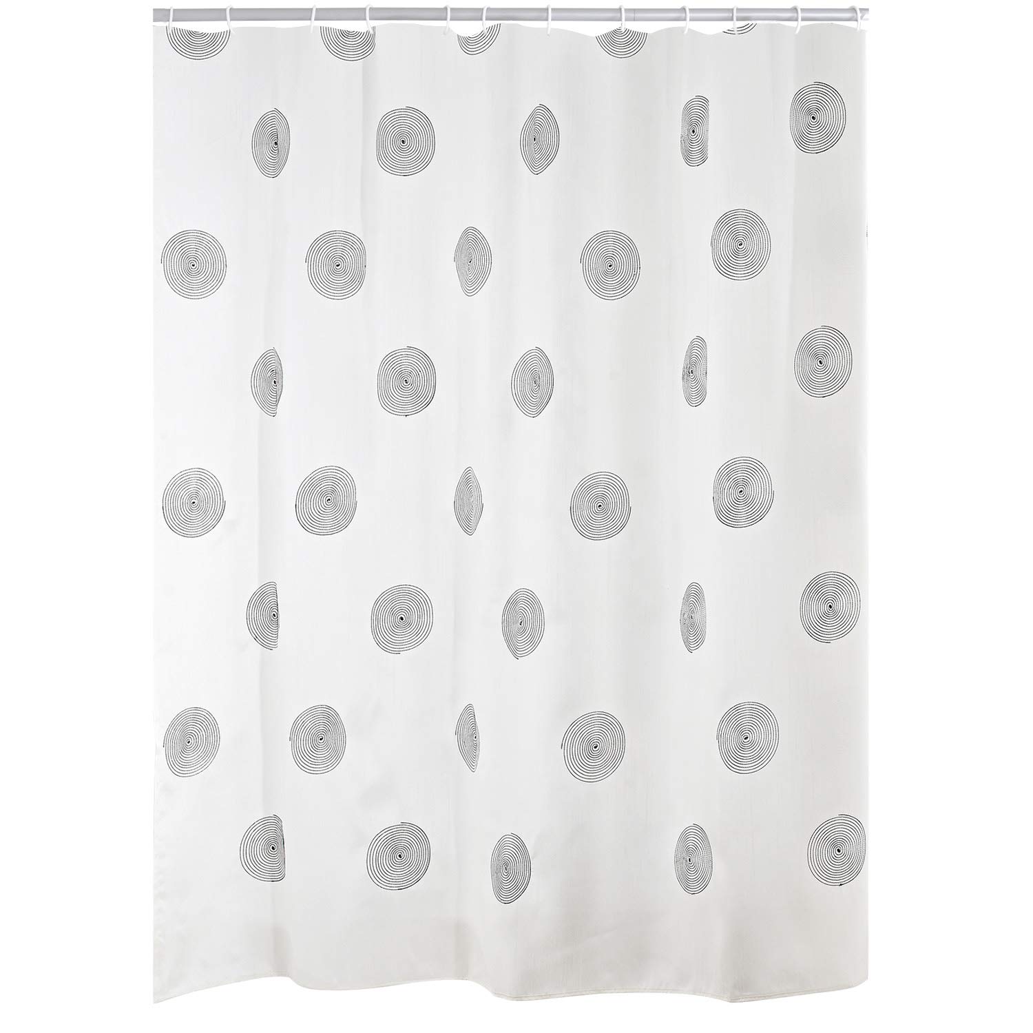 RIDDER Shower Curtain, Polyester, Creme, 180x200 cm