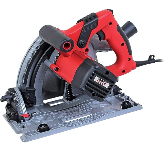 WALTER Werkzeuge Tauchsäge 1200W, rot/schwarz, für Gehrungsschnitte bis 45°