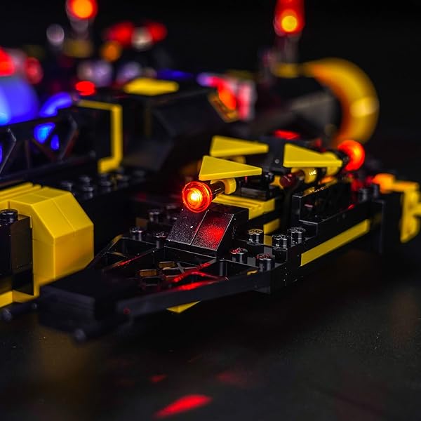 HILIGHTING UPGRADED LED LIGHT KIT COMPATIBLE WITH LEGO BLACKTRON RENEGADE BUILDING SET, LIGHTS DECORATION COMPATIBLE WITH LEGO 10355 (MODEL NOT INCLUDED)