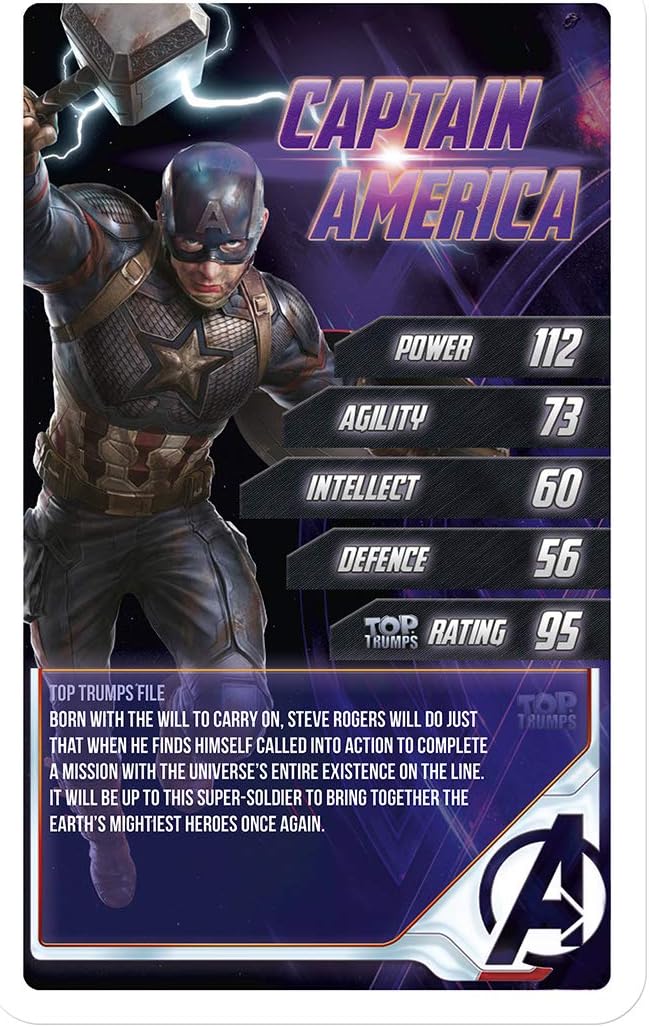 Marvel Avengers Endgame Top Trumps Card Game, Black, 8.5 cm x 1.97 cm x 14 cm - Image 5