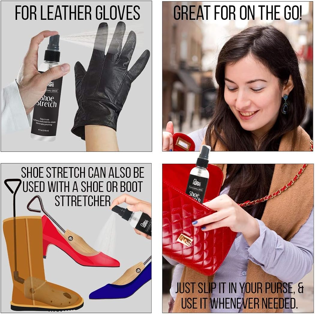leather shoe stretch spray