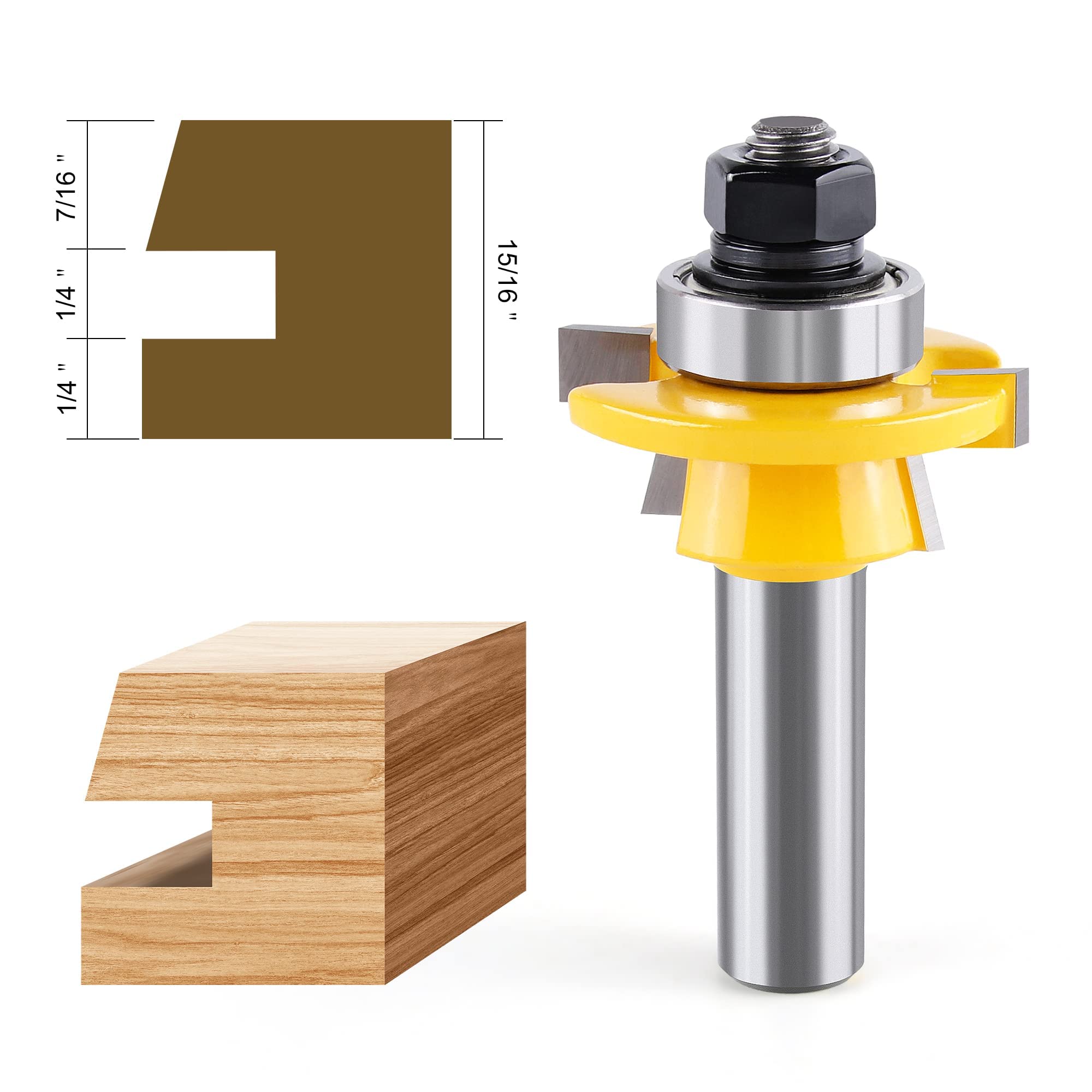Mua Shaker Rail and Stile Router Bits, Newdeli 1/2 Inch Shank Tongue ...