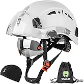 GREEN DEVIL Safety Hard Hat with Tinted & Clear Visor Vented Construction Helmet Cascos de Construccion ABS Work hardhats for Men