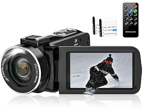 Video Camera Camcorder, Camcorder 48MP 16X Digital Video