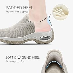 STQ Womens Slip On Sneakers Arch Support Tennis