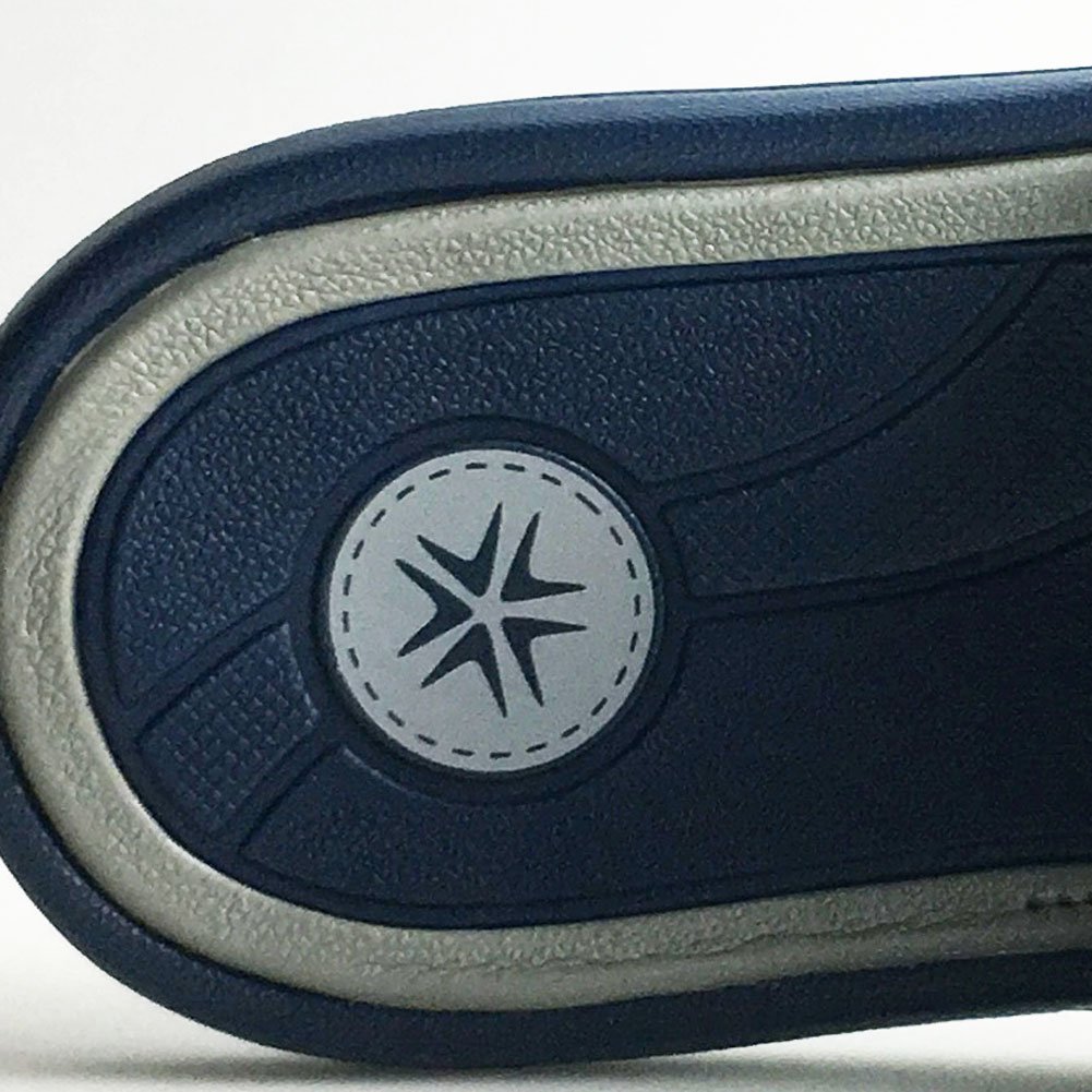 URBANFIND Men\'s Casual EVA Slide Slipper Beach Sandals Shoes Blue Grey, 6 D(M) US/EU 40