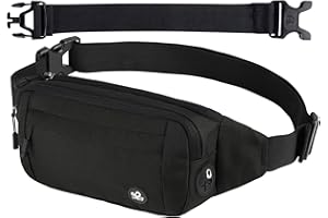 WATERFLY Fanny Pack Waist Bag: Runner Small Hip Pouch Bum Bag Running Fannie Pack Phanny Fannypack Waistpack Bumbag Beltbag S