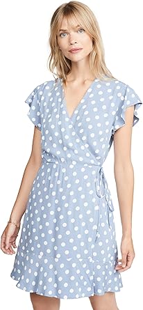 periwinkle wrap dress