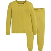 moimoln Soft Viscose Toddler Pajamas Girls Boys Long Short Sleeve Pjs Set