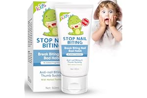 NECALON Nail Biting Treatment for Kids, Bitter Nail Polish for Children, Nail Care and Protection Against Finger Sucking, Herbal Bitters for Babies to Stop Eating Their Nails