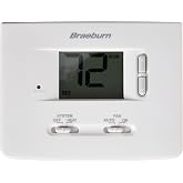 Braeburn 1025NC Thermostat, Non-Programmable, Heat Only