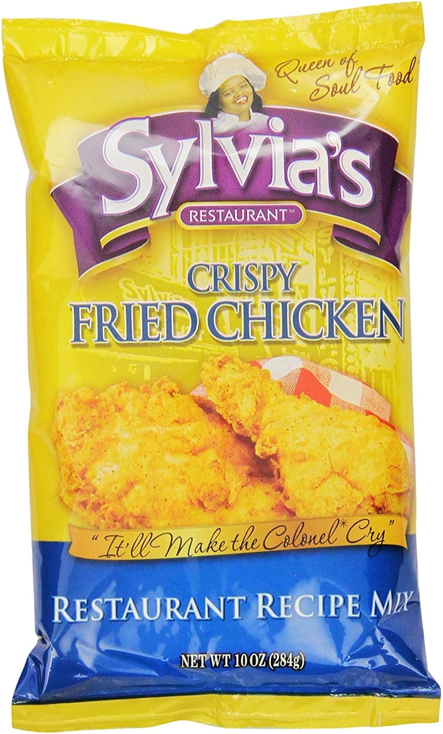 Sylvia's Crispy Fried Chicken Mix, 10-Ounce Packages (Pack of 3)
