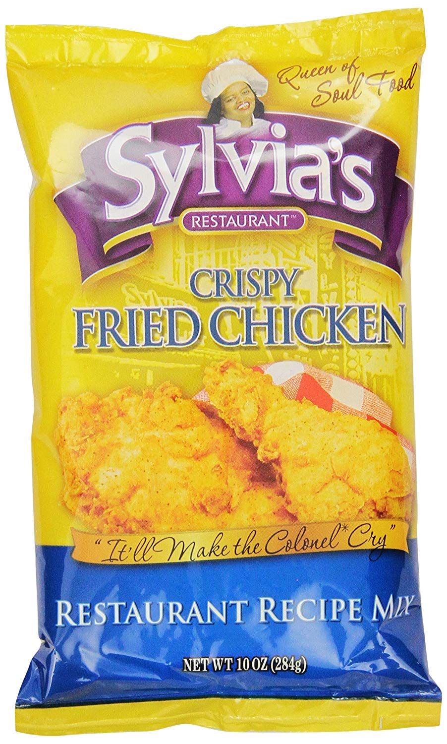 Sylvia's Crispy Fried Chicken Mix, 10-Ounce Packages (Pack of 3)