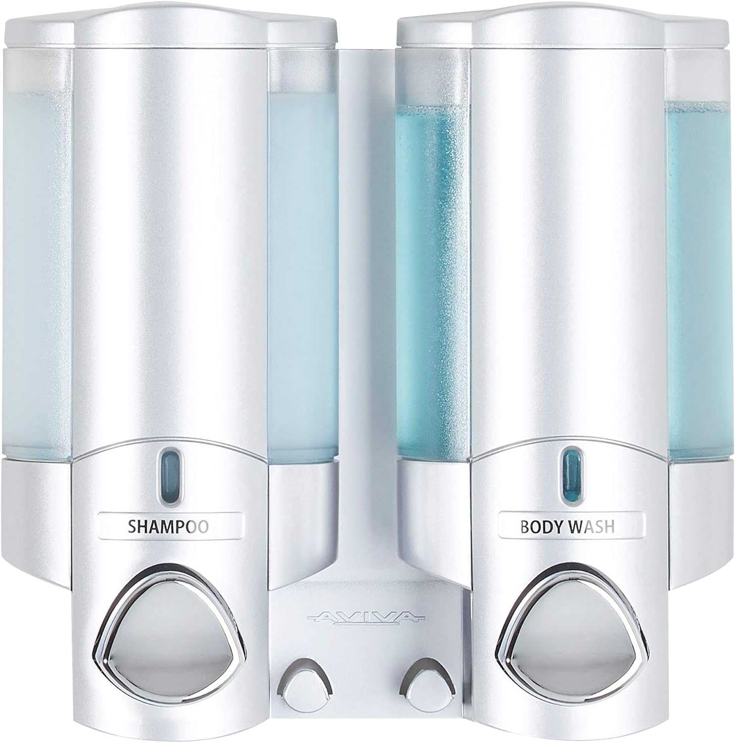 Better Living Products 76235-1 AVIVA Two Chamber Dispenser, Satin: Home & Kitchen
