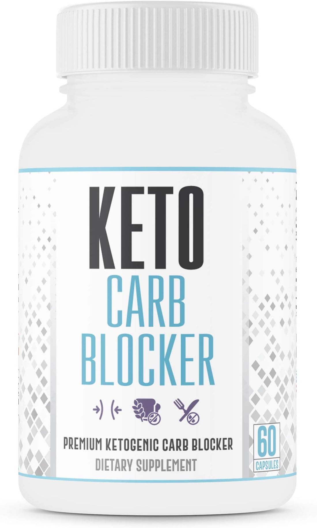 Max Strength Keto Carb Blocker 1200mg, Minimize Cheat Meals – USA Made - 60 Caps