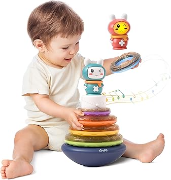 Tumama Jouet Musical Bebe Musical Jouet Hochet Bebe Avec Lumiere Et Son Jeux Electroniques Pour Enfants Jouets D Eveil Musicaux Instruments De Musique Enfant Cadeau Pour 3 6 12 Mois 1ans 2 Ans Amazon Fr Jeux Et Jouets