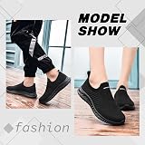 Hanani Slip On Trainers Mens Womens Casual Breathable Mesh Shoes EU45 UK10.5 view 6