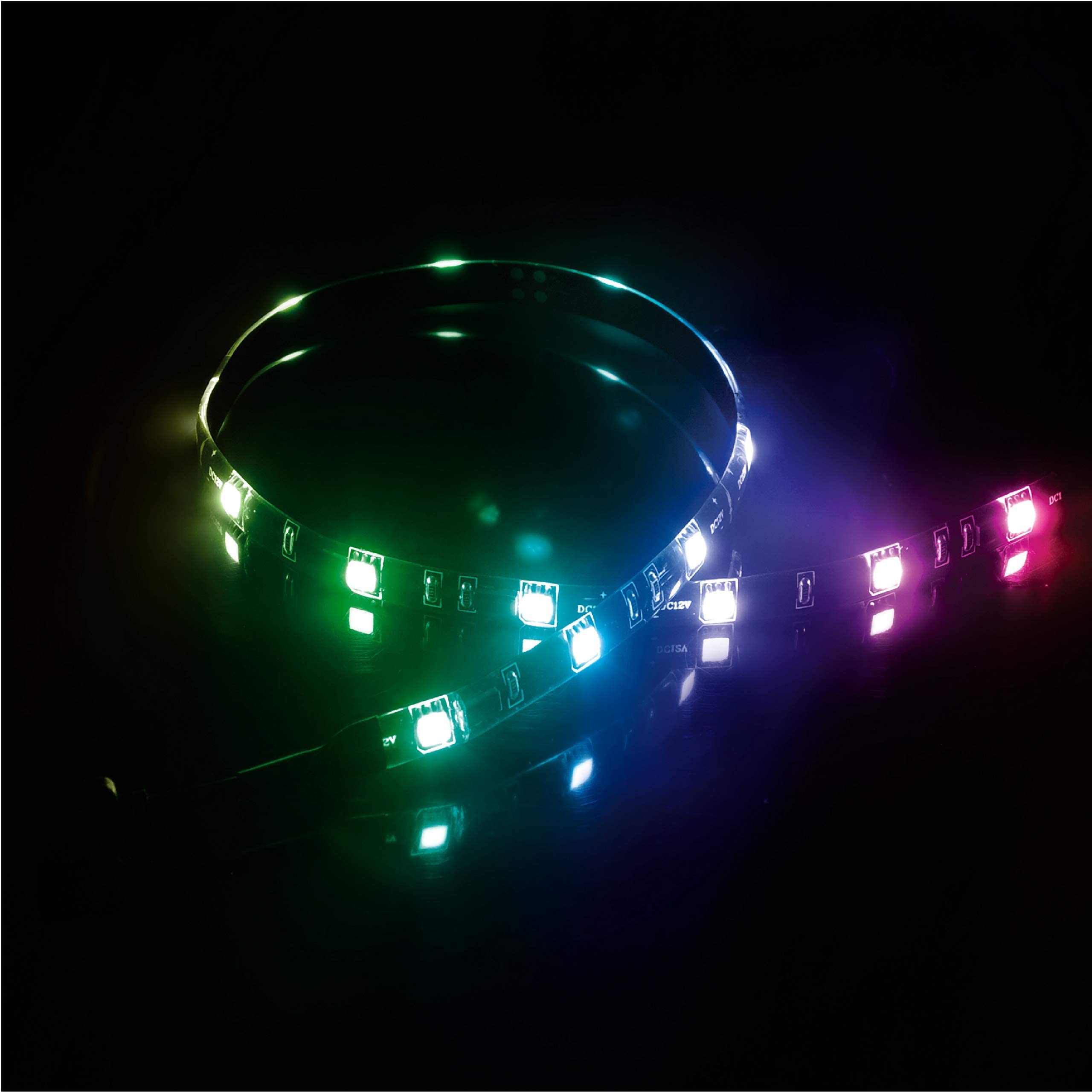 Akasa Vegas MB | RGB LED Strip Light | 50cm | Magnetic Base | AK-LD05-50RB