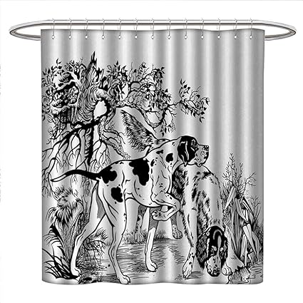 Amazon Com Anniutwo Hunting Shower Curtains Sets Bathroom Hunting