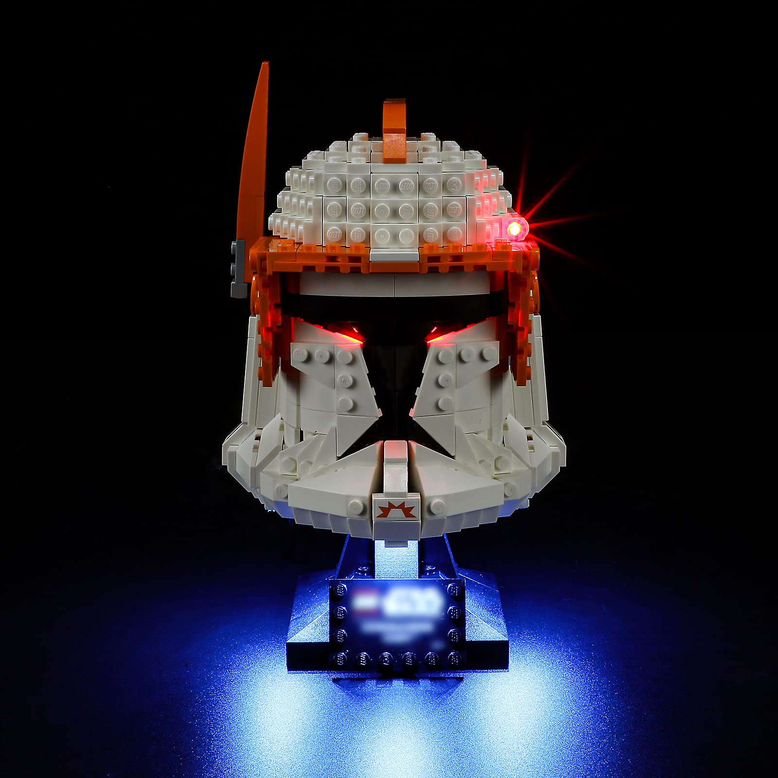 GEAMENT LED Light Kit Compatible with LEGO Clone Commander Cody Helmet - for Star Wars 75350 Model (Building Set Not Included)