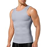 TAILONG Compression Shirt Men Shapewear Slimming Body Shaper Vest Compression Tank Top Undershirt