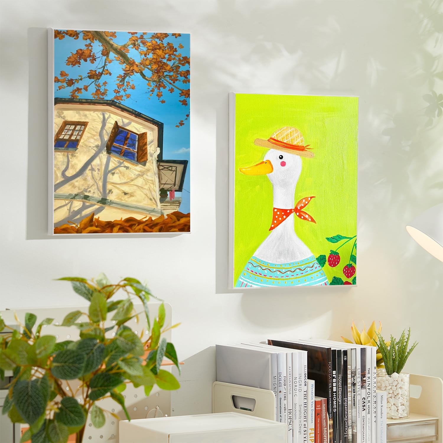 Shuttle Art Stretched Canvas, 12 Pack 11 x 14 Inch Canvases for Painting, 100% Cotton, Primed White, Premium Painting Canvas for Beginners and Artists for Acrylic, Oil, Acrylic Pouring Painting
