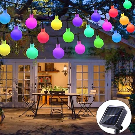 Solar Lichterkette Aussen Orsifow 7meter 50er Bunt Led Lichterkette Mit Lichtsensor 8 Modi Ip65 Wasserdicht Lichterkette Aussen Fur Garten Baume Party Weihnachts Deko Energieklasse A Amazon De Beleuchtung