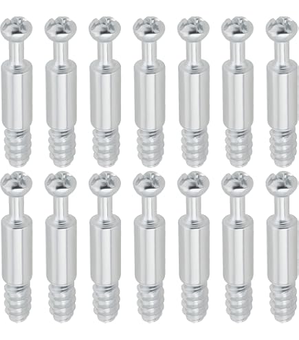 Uxcell Furniture Cam Lock Fittings - 9 Sets With Dowels & Nuts For DIY Cabinet & Wardrobe Assembly - View #12