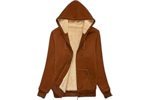 SWISSWELL Hoodies for Women Winter Fleece Sweatshirt - Full Zip Up Thick Sherpa Lined Hooded Jacket