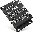 Pyle 2-Way Electronic Audio Crossover Network - Hi-Pass/Low-Pass 6dB/18dB Octave Slope - Power LED Indicator - 4 RCA Outputs - 2 RCA Inputs - Remote Subwoofer Control & Parallel Input Switch - PLXR2B